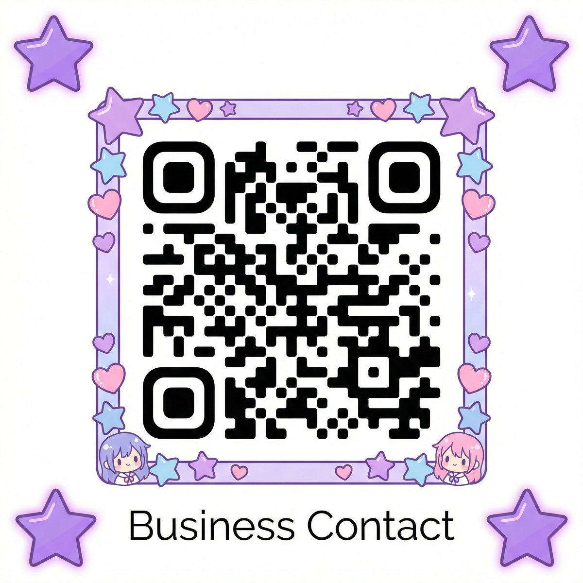 幼女漫画商务二维码